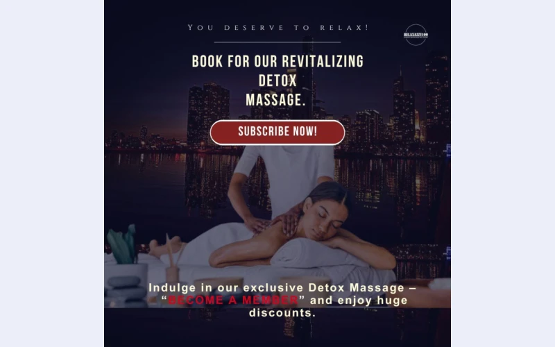 24hour Massage therapist available for booking