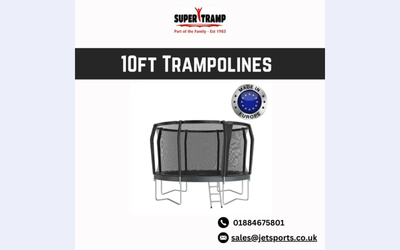 10ft Rectangular Trampolines for Tight Spaces | Super Tramp