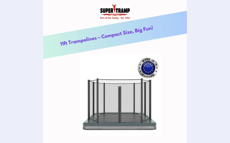 11ft Above Ground Trampolines | Shop Now at Super Tramp