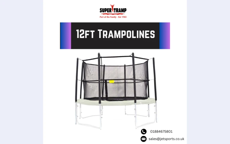 12ft Round Trampolines for Kids & Adults | Super Tramp