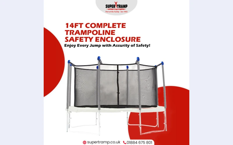 14ft Trampoline for the Ultimate Outdoor Fun | Super Tramp