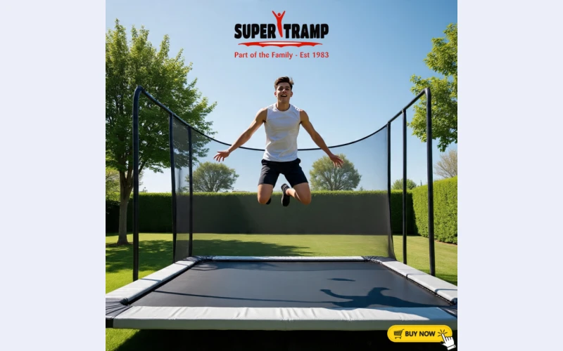 Rectangle In Ground Trampoline – Perfect Garden Fit