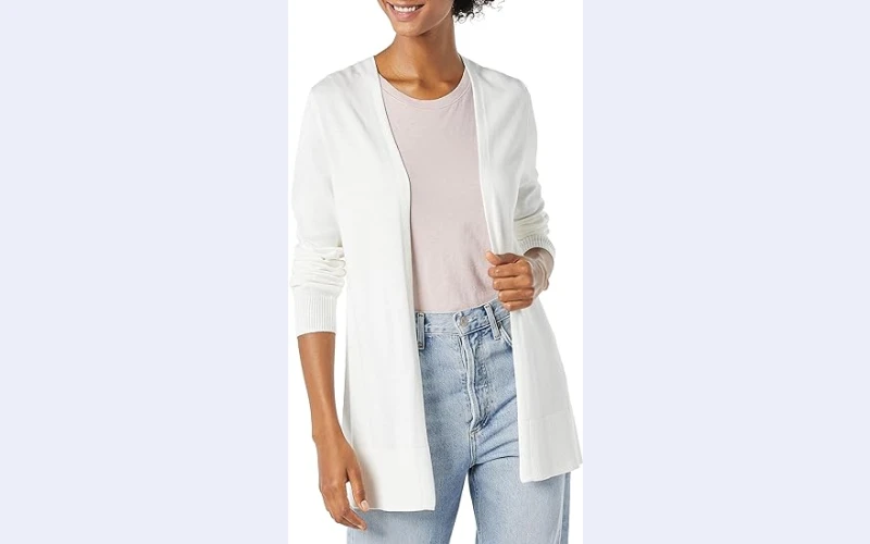 Amazon Essentials Women's Lightweight Open-Front Cardigan Sweater