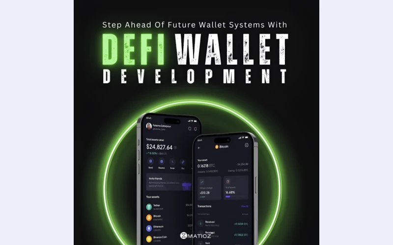 Unlock success with powerful DeFi Wallet capabilities with Maticz