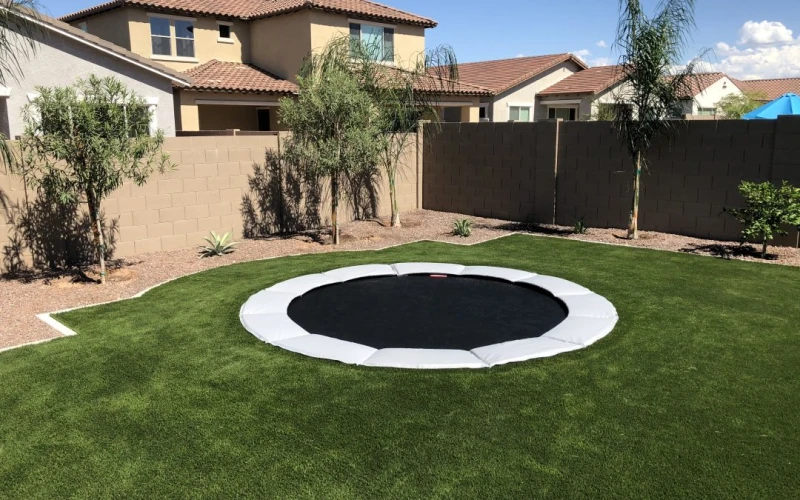 Stylish In-Ground Trampolines | Safe & Seamless Design