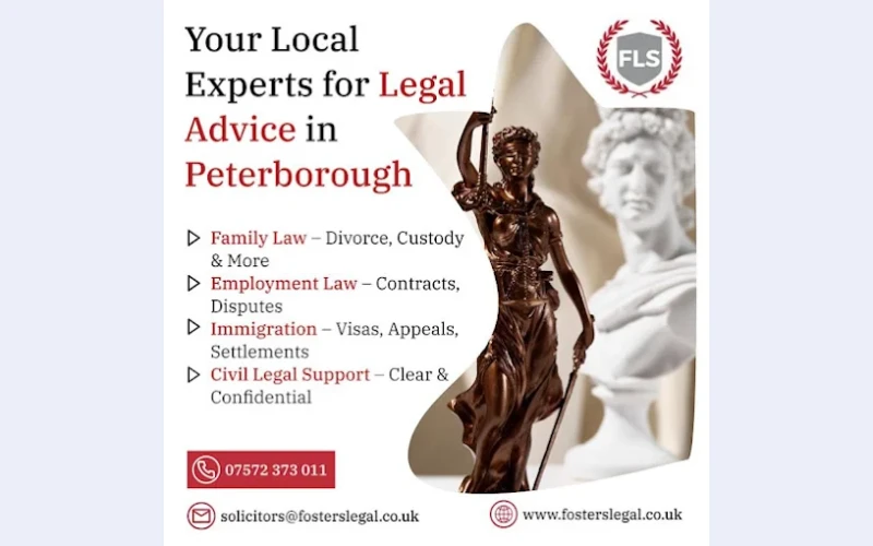 Law Firm Peterborough | Supportive Legal Services - Fosters Legal