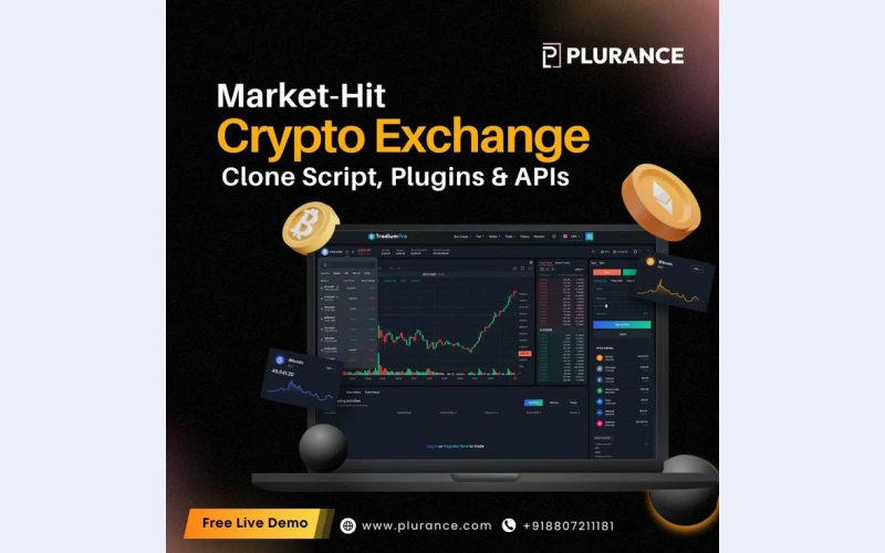 Cryptocurrency exchange script - Your instant solution to create your crypto exchange