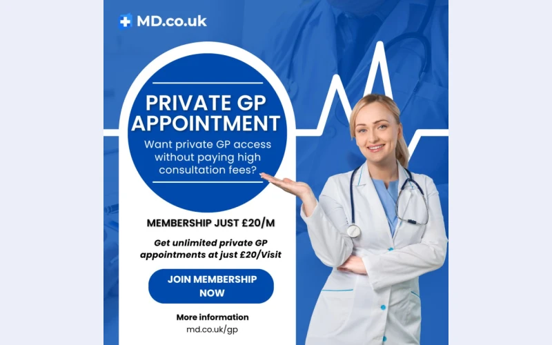 Affordable Private GP Access in London – Just £20 a Visit for Members!