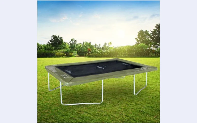 Rectangle Trampoline – Perfect for Jumps & Tricks