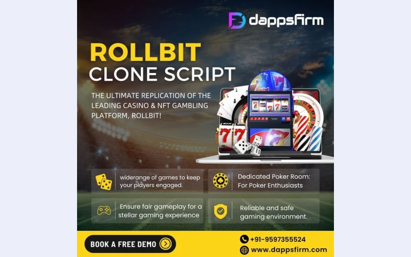 Crypto Casino in Days: High-ROI Rollbit Clone Script – Free Demo Booking