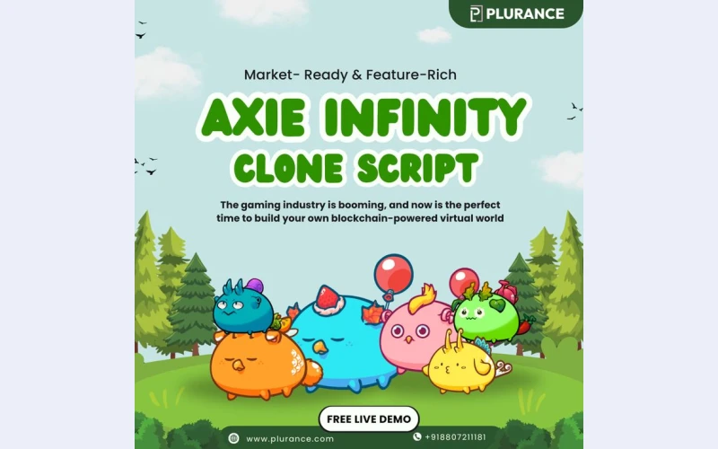 Create, Battle, Earn – All with Axie Infinity Clone Script from Plurance
