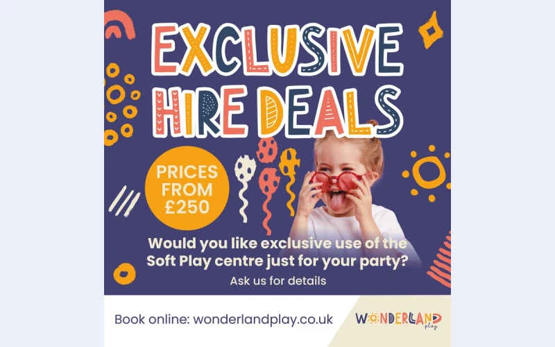 Soft Play Centre- Wonderland Play