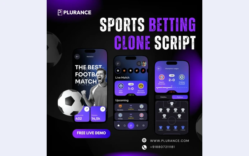 Plurance's sports betting clone script - For great success in your sports betting venture