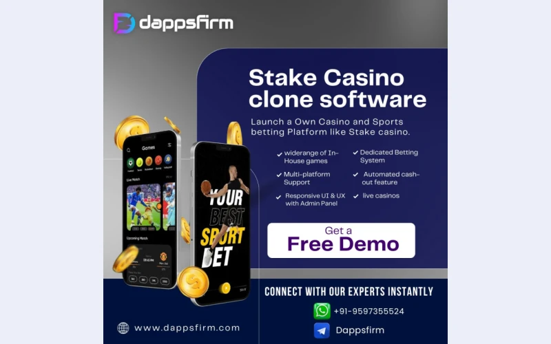 Stake Clone Script with Multiple Casino Games – Book Free Demo Today!