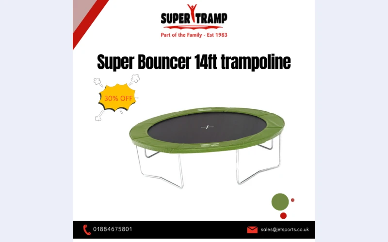 14ft Round Trampolines for Family Fun | Super Tramp