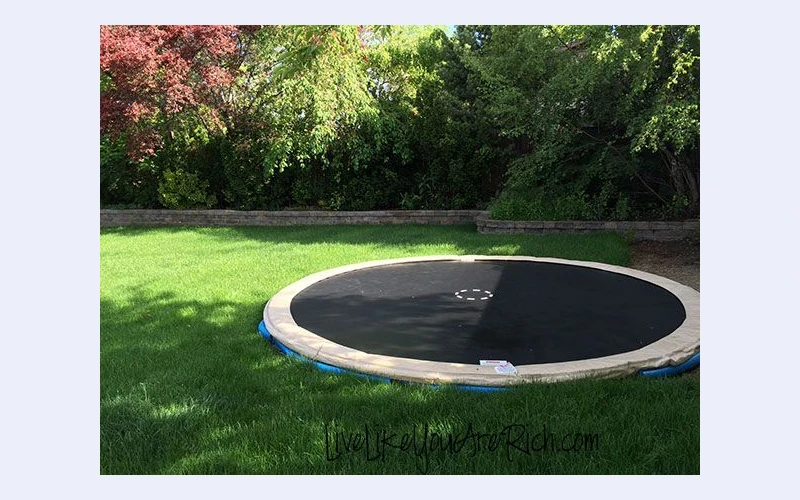In Ground Trampoline – Sleek, Safe & Fun