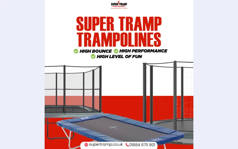 High Quality Trampolines for All Ages | Super Tramp UK