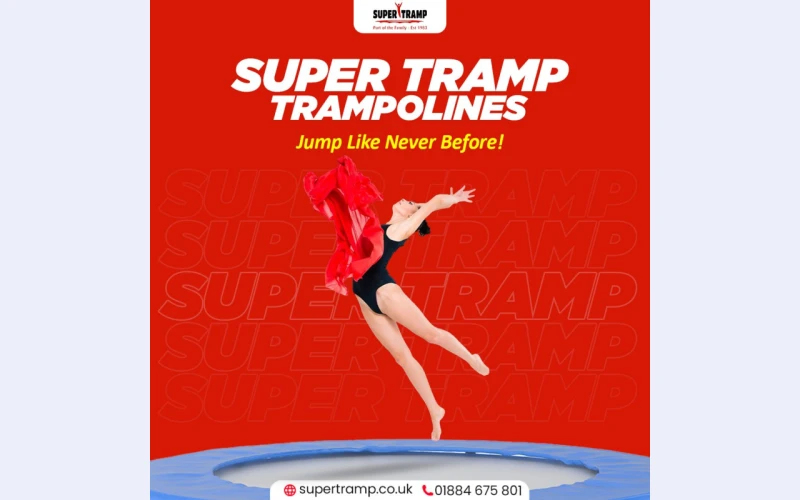 Best Trampoline for Kids & Adults | Shop Super Tramp UK