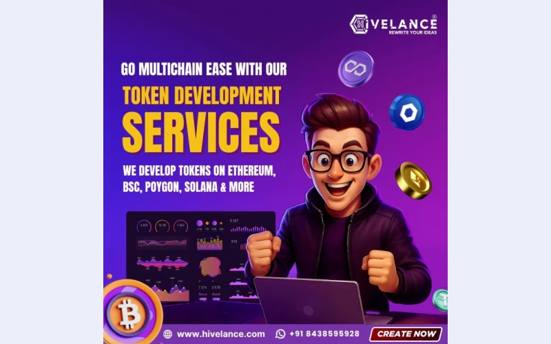 Custom Token Development Services for All Major Blockchains