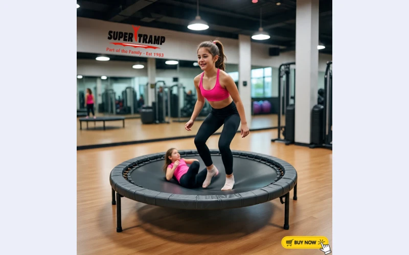 Trampolines That Add Fun to Fitness Studios