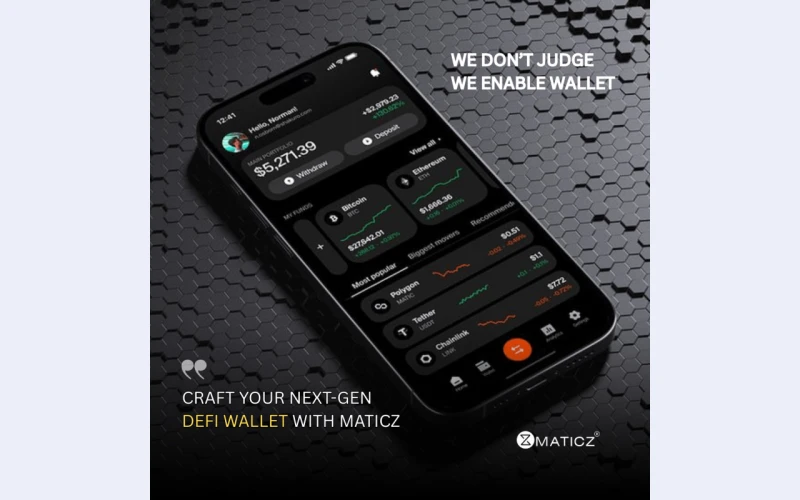Build your Custom DeFi Wallet with Maticz