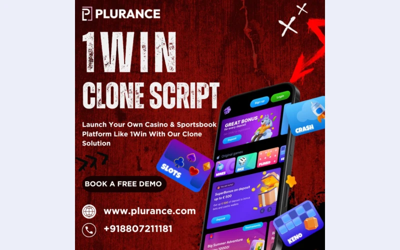 1Win Clone Script : Build Your Own Casino & Sportsbook Gaming Platform With Affordable Market Cost