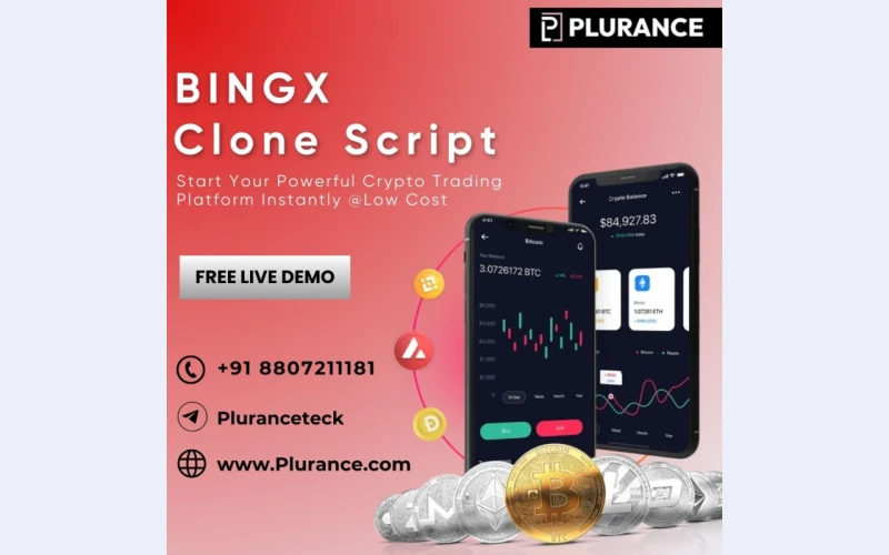 Empower your crypto venture with Plurance's bingx clone script