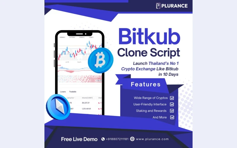 Develop Your High-Efficient Crypto Exchange with Bitkub Clone Script