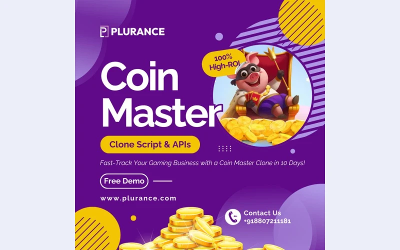 Coinmaster Clone Script – A Smart Choice for Gaming Startups