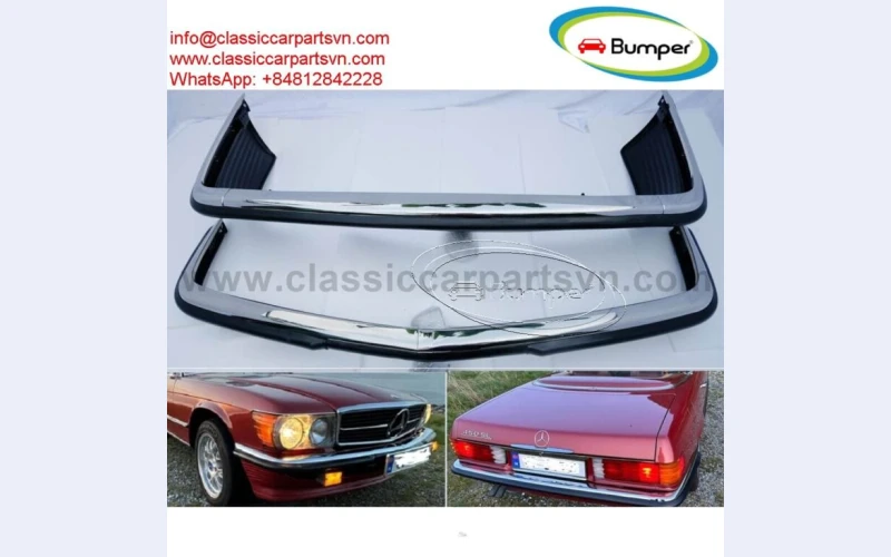 Mercedes Benz EU R107 C107 W107 (1971-1989) full set bumpers