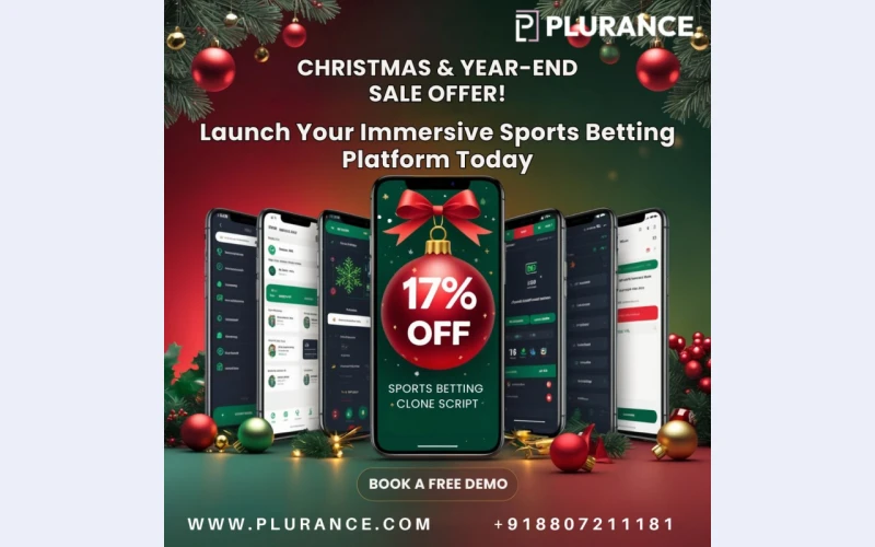 Seize the Festive Opportunity: Up to 17% Off on Sports Betting Clone Script