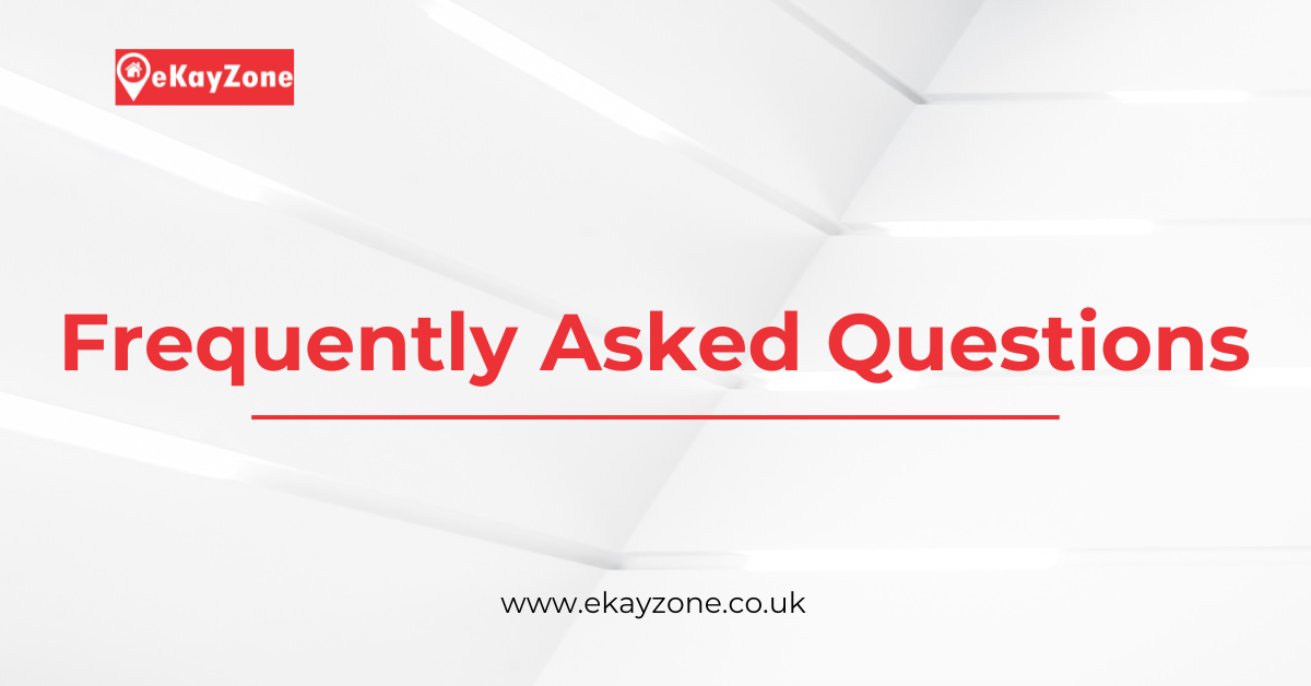 Frequent asked question about eKayzone UK’s free classified website